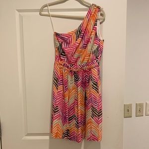 Trina Turk One-Shoulder Dress